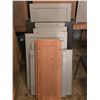 Image 1 : Lot of assorted cupboard door- sizes vary from- 31"W by 13"L to 30"W by 24"L