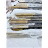 Image 4 : Pallet of fence panels and misc fence accessories- Approx 24pcs- 8'L