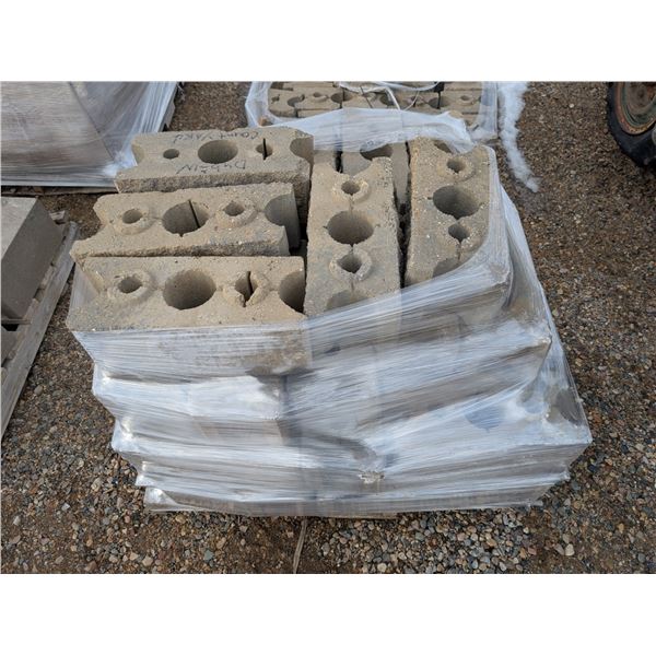 Pallet of Interlocking Bricks 16"x7"
