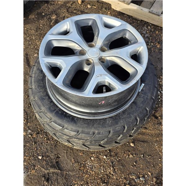Tire and kia rim- size 270/65