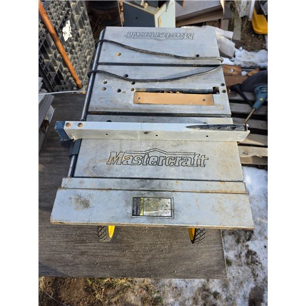 Mastercraft portable tablesaw