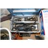 Image 3 : Dremel tool kit w/Dremel plunge router attachment, wire brushes, tire iron