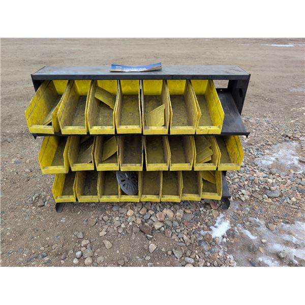 (3) Rack Bolt Bin Utility Storage 23"x31"