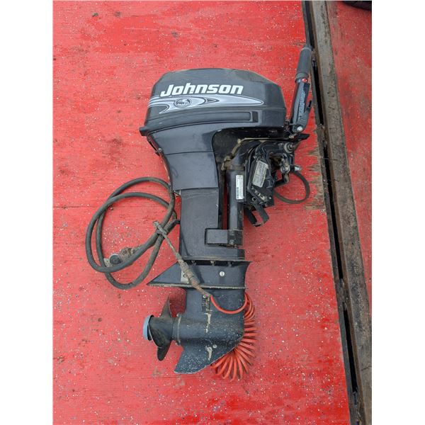 Johnson Boat Motor Model: J15RSIB Ser. G 4971079 (not tested)