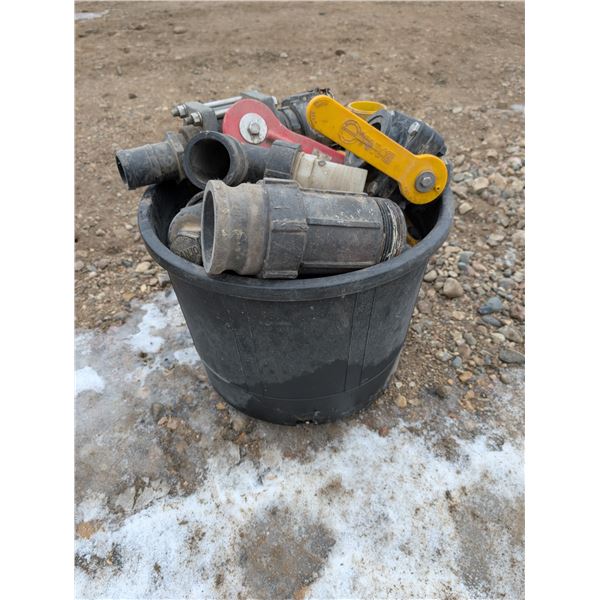 Bucket of Hose Connectors, and etc. As shown