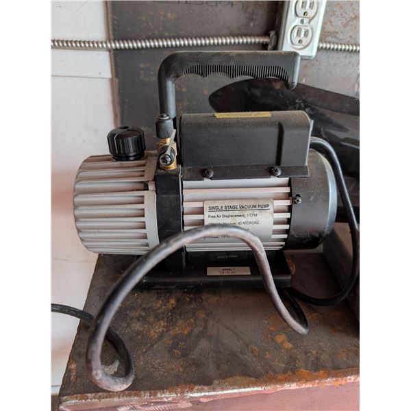 Single Stage Vacuum Pump Ser.472180 (not Tested)