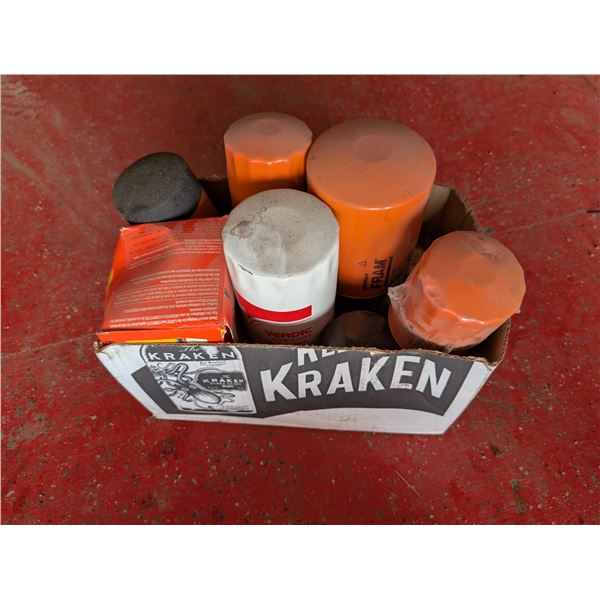 Box Of FRAM and Other Oil Filters/Fuel Filters