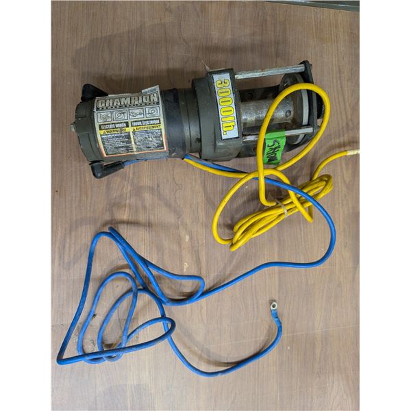 Champion Power Equipment 3000LB ModelC30045 Winch (Works)