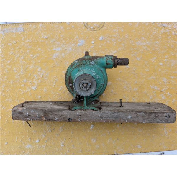 Vintage EPM Made In Winnipeg Pump Like System on Wood Board