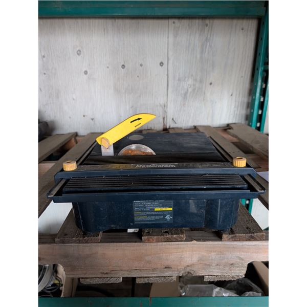 Master Craft 4 1/2" Wet Tile Saw(not tested)