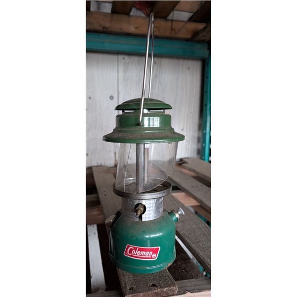 Vintage Coleman Lamp (broken Shade) Model 335