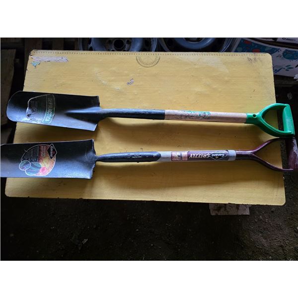 2 shovels