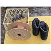 Image 1 : Lot of misc items- copper wire, boots