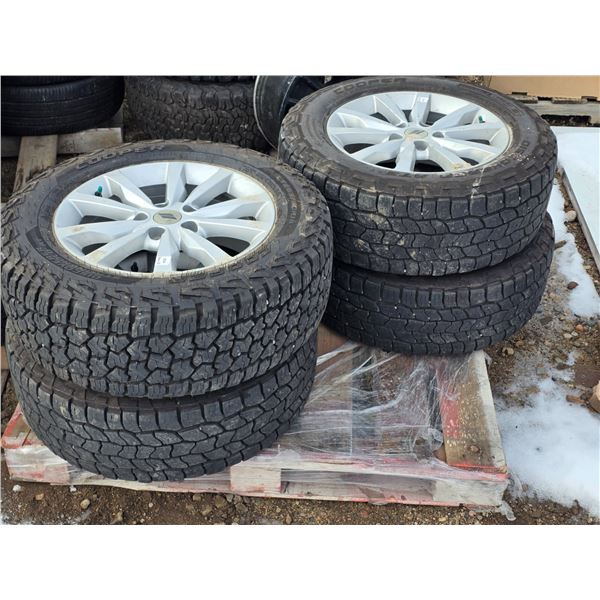 4 cooper tires and rims- LT265/60R18
