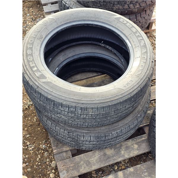 2 Fire stone tires-225/60R17