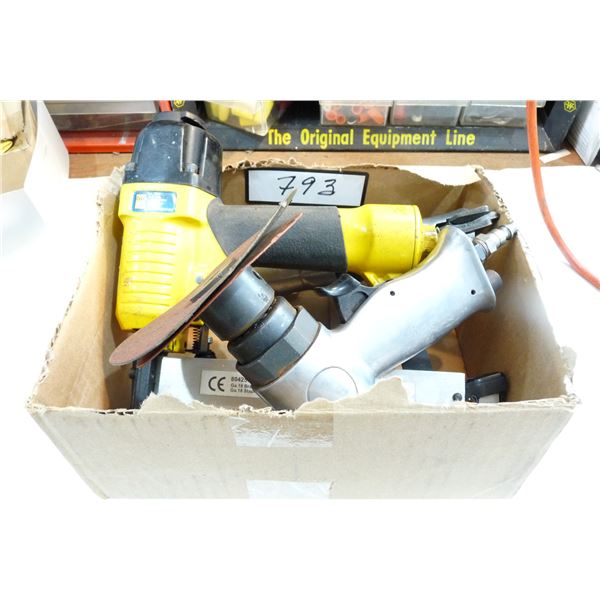 Air shear straight grip, air sander, air staplers