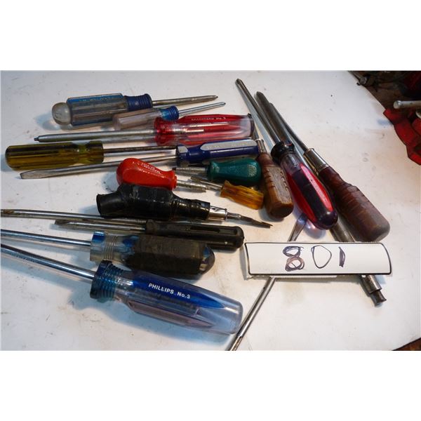 Assorted screwdrivers
