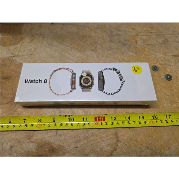 NIB Watch 8 with Titanium case 49mm