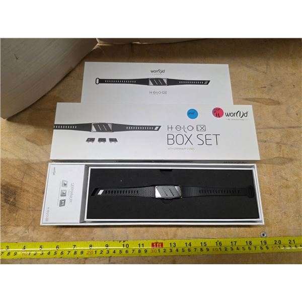 NIB HELO box Set with germanium stones