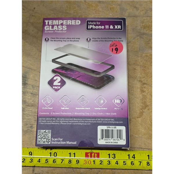 NIB screen protector for IPHONE 11 and XR