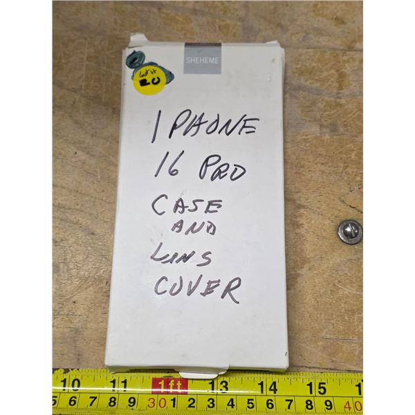 NIB Case and lens protector for 16 IPHONE PRO