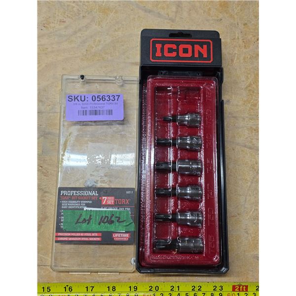 Unused ICON impact torx bits
