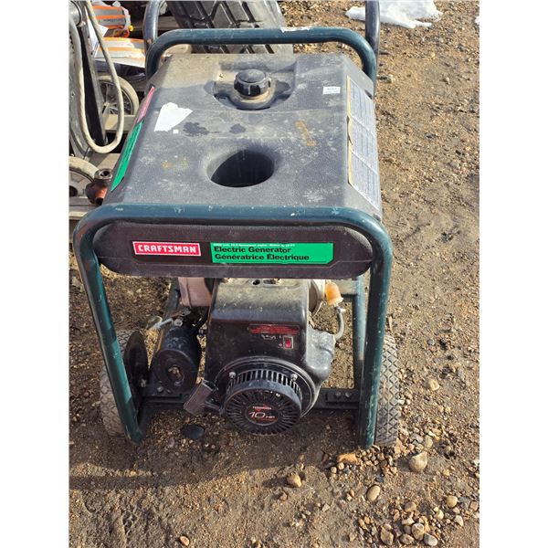 Craftsman electric generator- good compression- untested