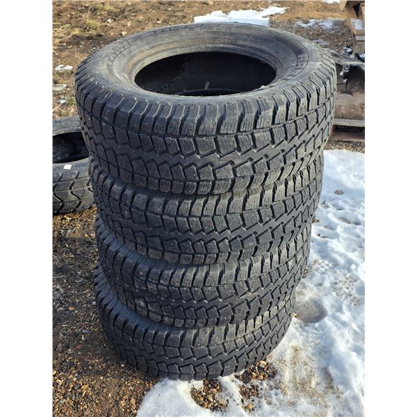 Set of 4 tires- LT265/70R17