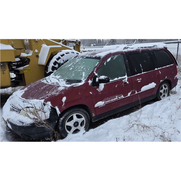 2002 Ford windstar- VIN:4FMZA57442BB62480 -AS IS- with set of 4 tires-215/65R17