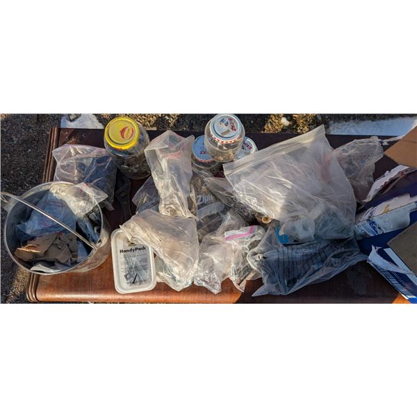 Lot of Misc. Tool Items (Screws, Bolts, Wrench, and etc. as Shown)