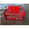 Image 1 : Red Tool Box and Master Craft Tool Hardware Storage Unit