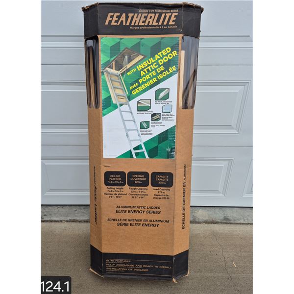 $650 New! Original packaging. Aluminum Featherlite Attic Ladder & Access with Hydraulic insulated Ac