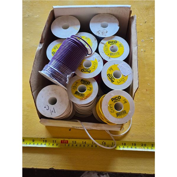 Lot of electrical wiring