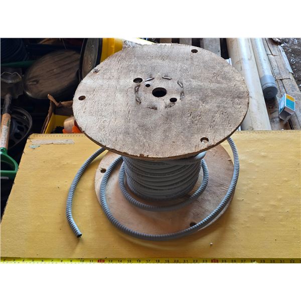 Large spool of electrical wire