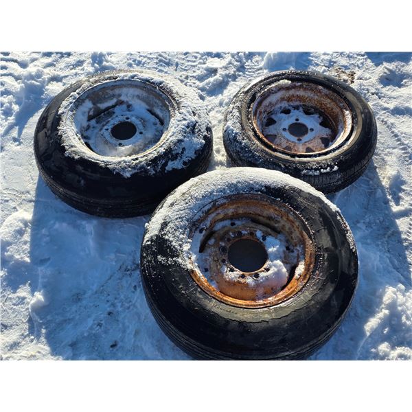 3 tires and rims- E78-14, 7.5-14SL, P155/80R13