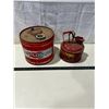 2 Vintage fuel containers