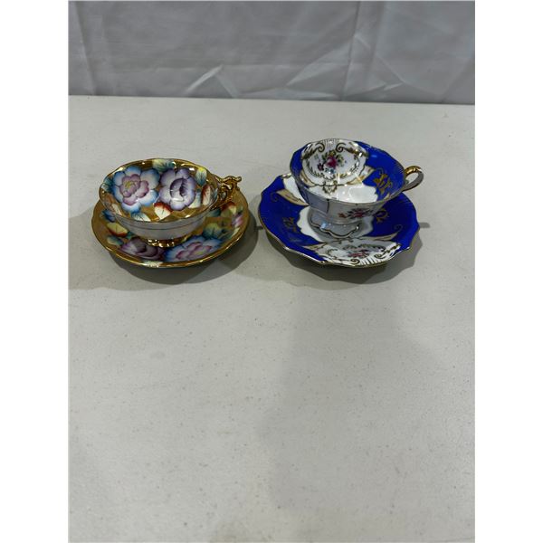 1 Vintage Trimont teacup and saucer & 1 Vintage Trimont Occupied Japan teacup and saucer