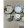 Image 2 : 4 Vintage teacups and saucers (Castle, Duchess, Belle & Collingwoods)