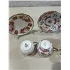 Image 2 : 2 Vintage Adderley teacups and saucers & 1 Vintage Royal Adderley teacup and saucer