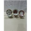 3 Vintage Shafford teacups and saucers