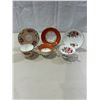 2 Vintage Aynsley teacups and saucers & 1 Vintage Roslyn teacup and saucer