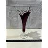 Purple Murano Vase (small flea bites on bottom edge)