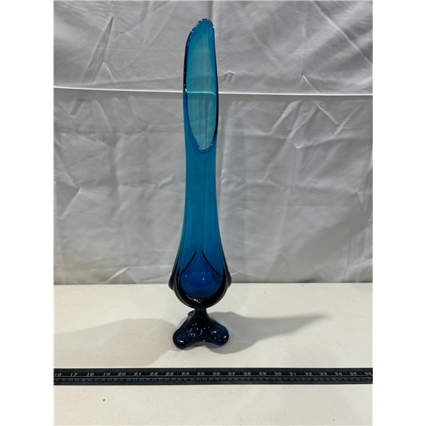 Vintage Hand Blown Cobalt blue vase
