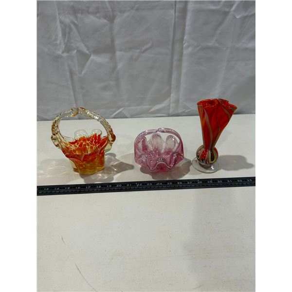 Vintage blown glass (3)