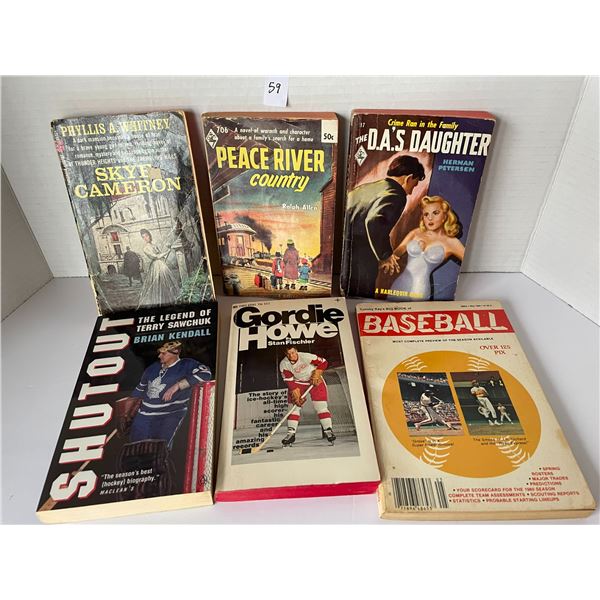 Vintage paperback novels – 6 books