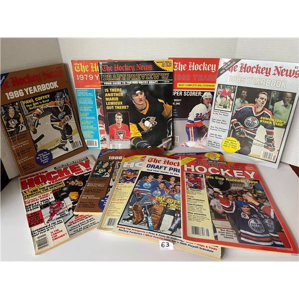 Vintage hockey magazines – 10 issues from the 80’s to the 90’s