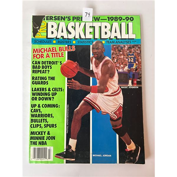 Michael Jordan 1989-90 Basketball magazine
