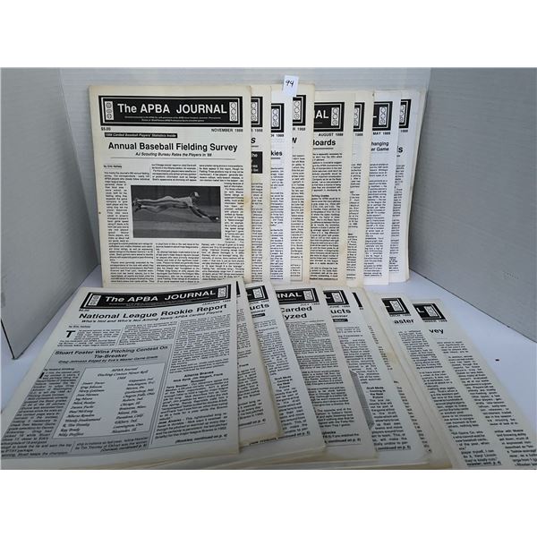 APBA Journals – 1988 to 1989