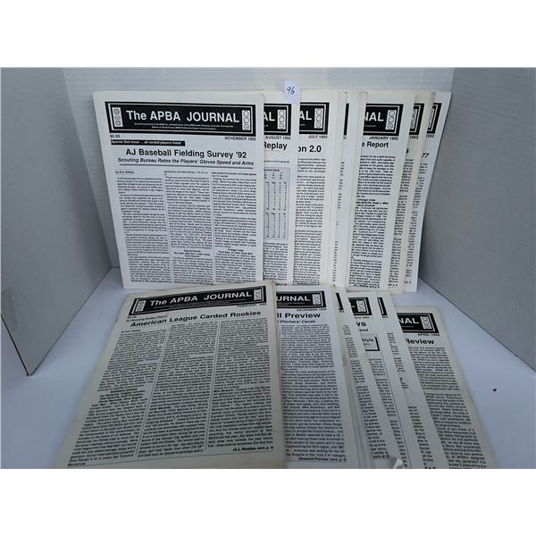 APBA Journals – 1992