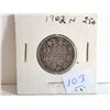 1902 H Canada 25 Cents